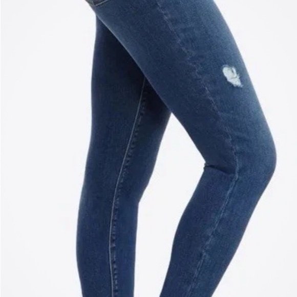 SPANX Blue Jeggings Stretchy Slim Fit S - Picture 2 of 8